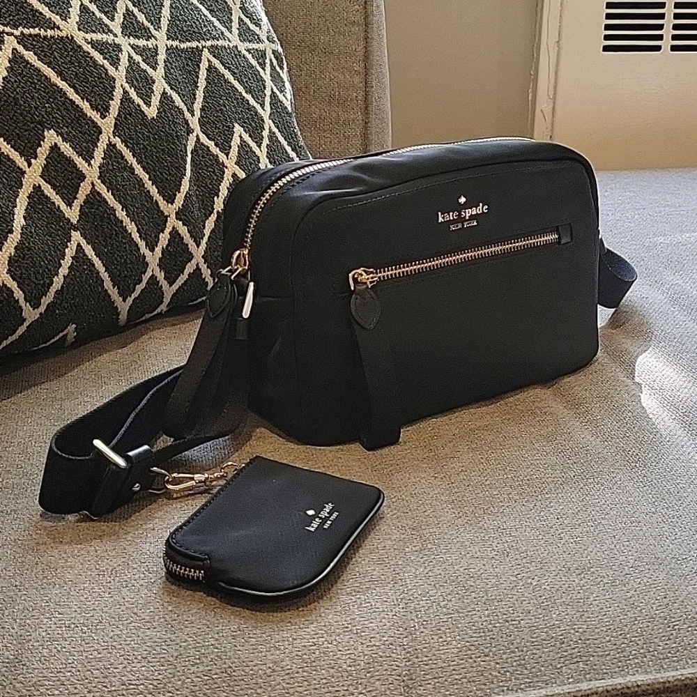 Kate Spade Camera Bag Purse in Black